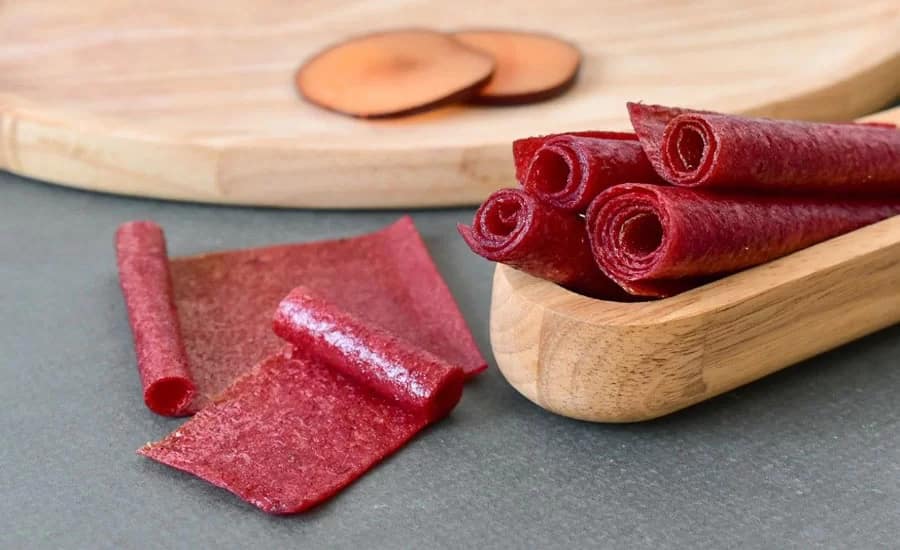 لواشک الو قرمز مخملی ترشین و لذیذ وعالی